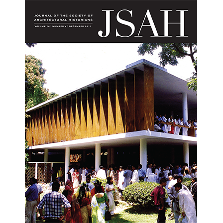 Journal of the Society of Architectural Historians cover.