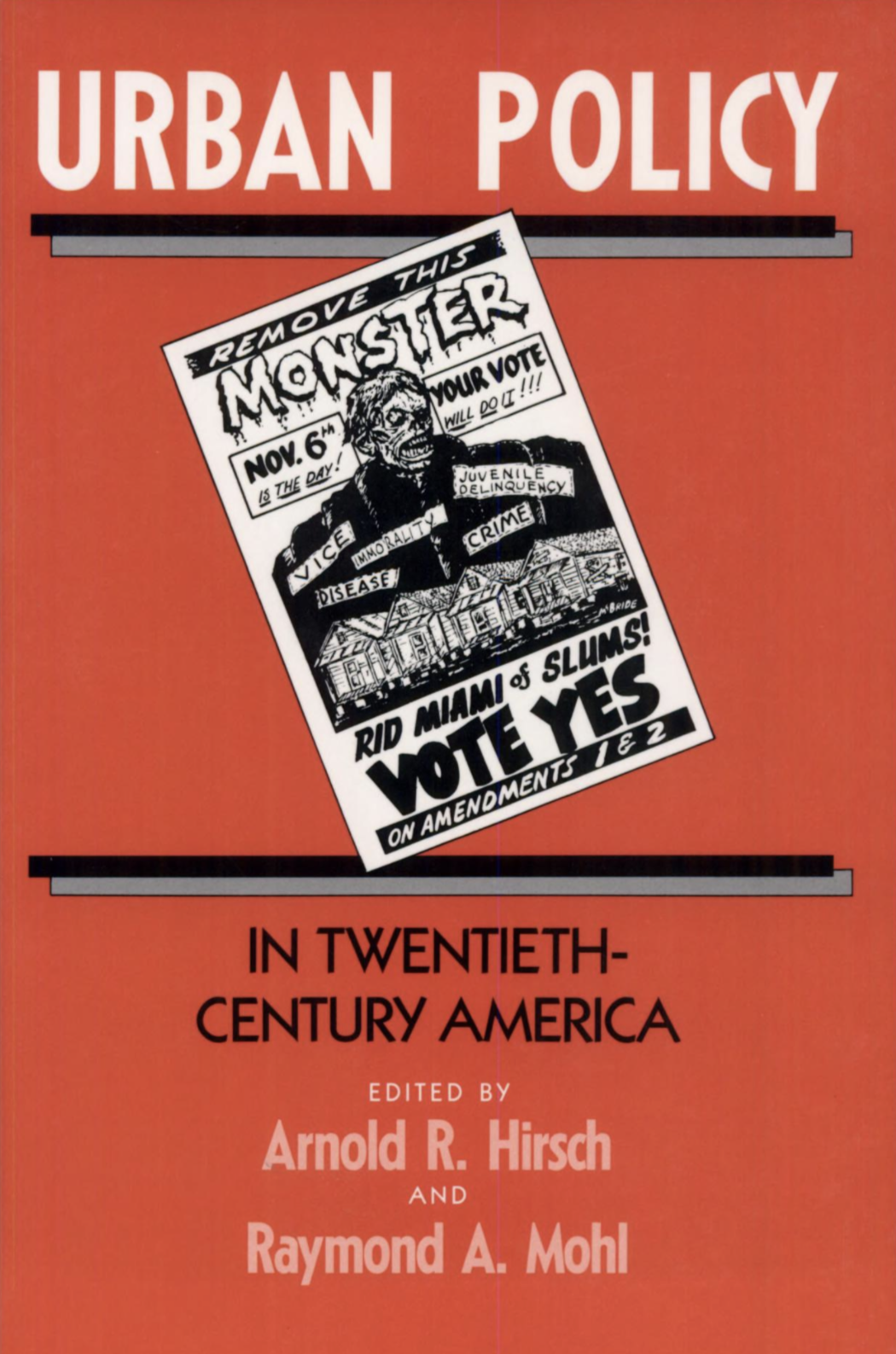 Urban Policy in Twentieth-century America cover. 