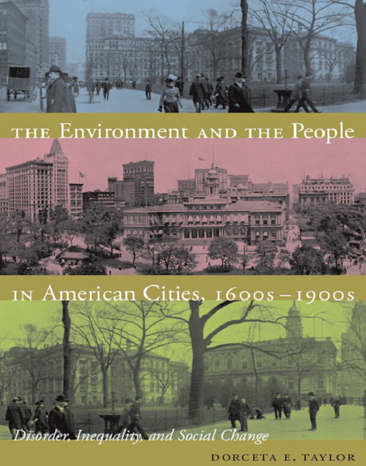 The Environment and the People in American Cities cover.