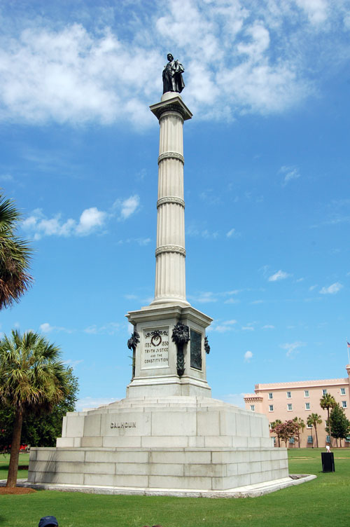 J. Massey Rhind with Renwick, Aspinwall, and Renwick, architects, John C. Calhoun, 1894-96, Marion Square, Charleston, S.C.