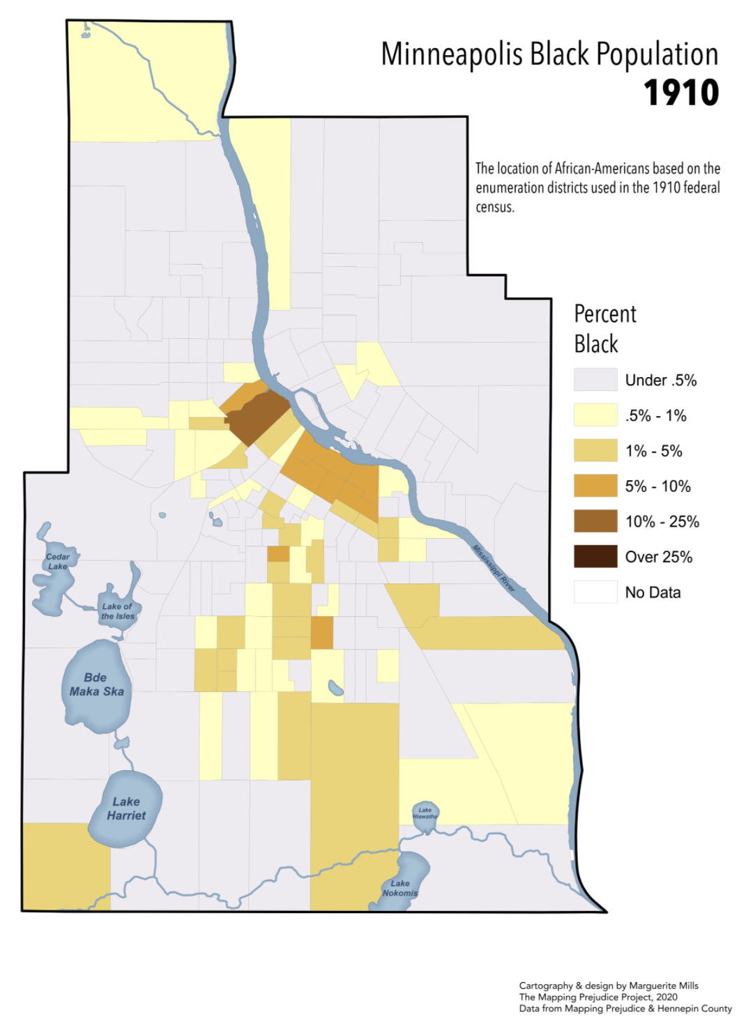 Screenshot of Mapping Prejudice’s website.