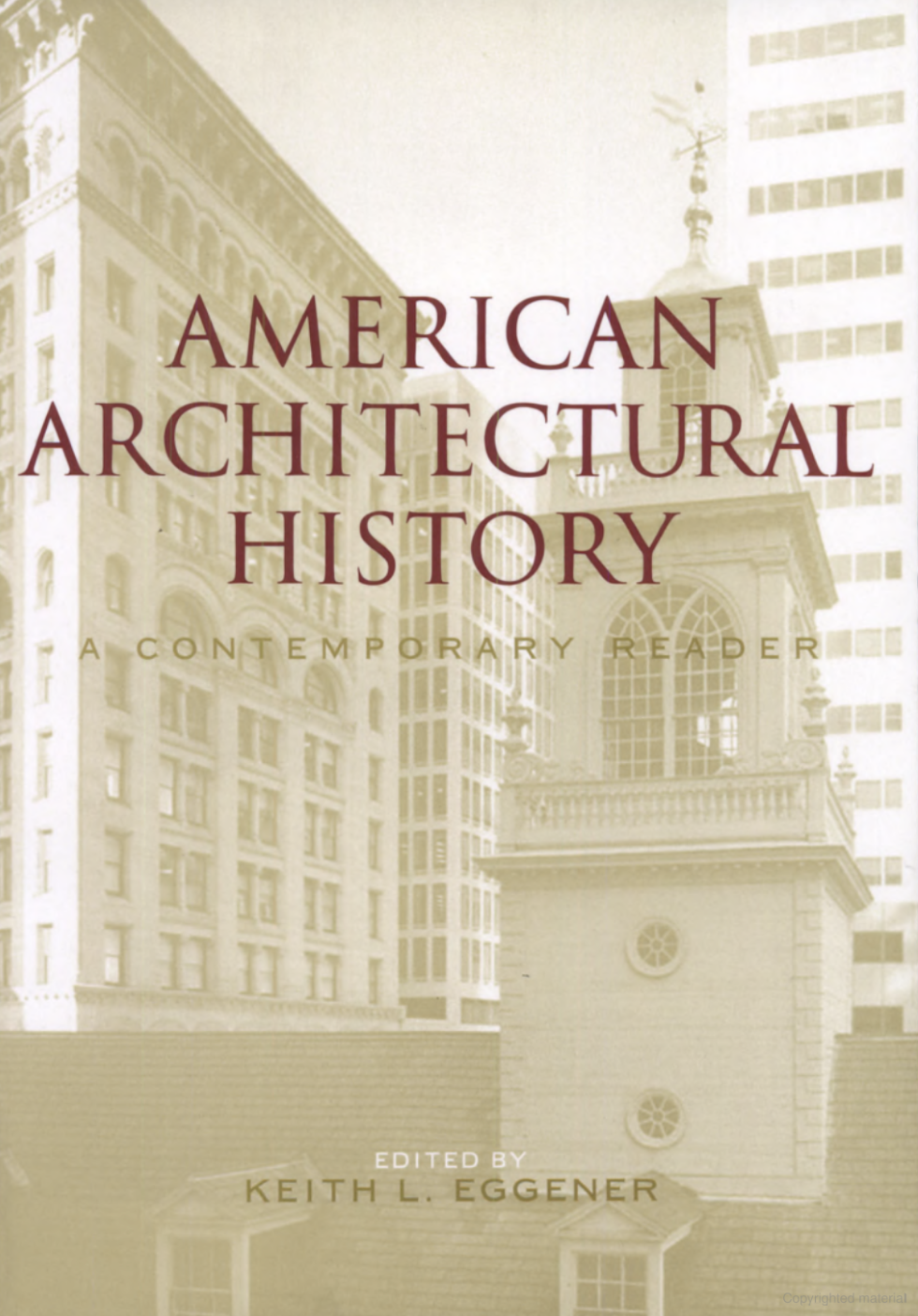 American Architectural History cover.