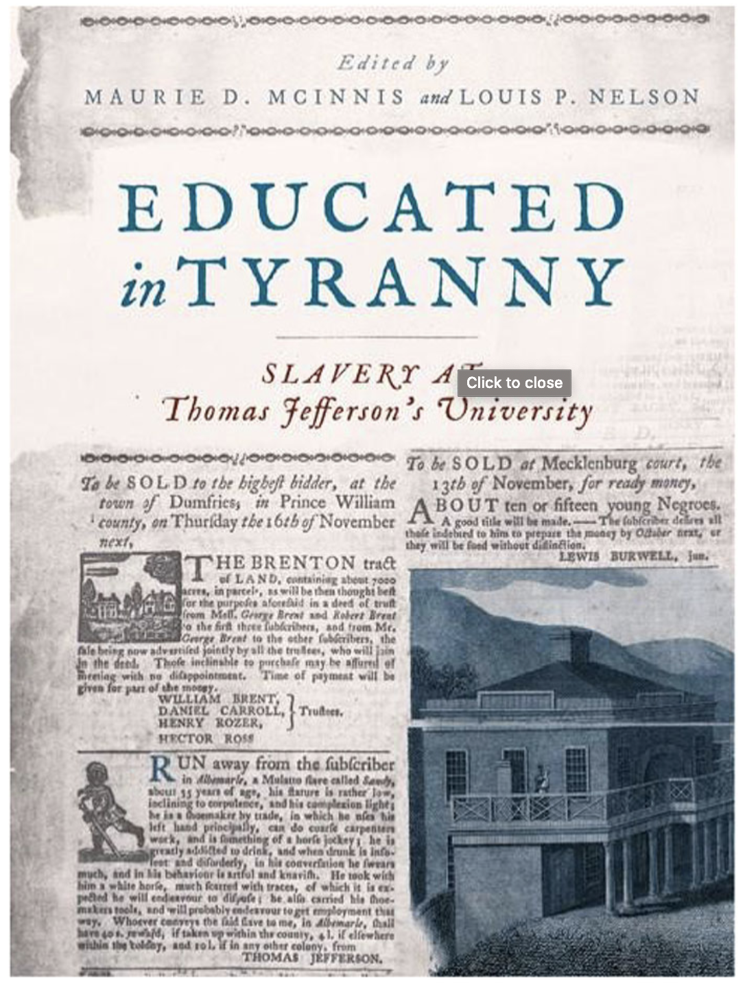 Educated in Tyranny cover.