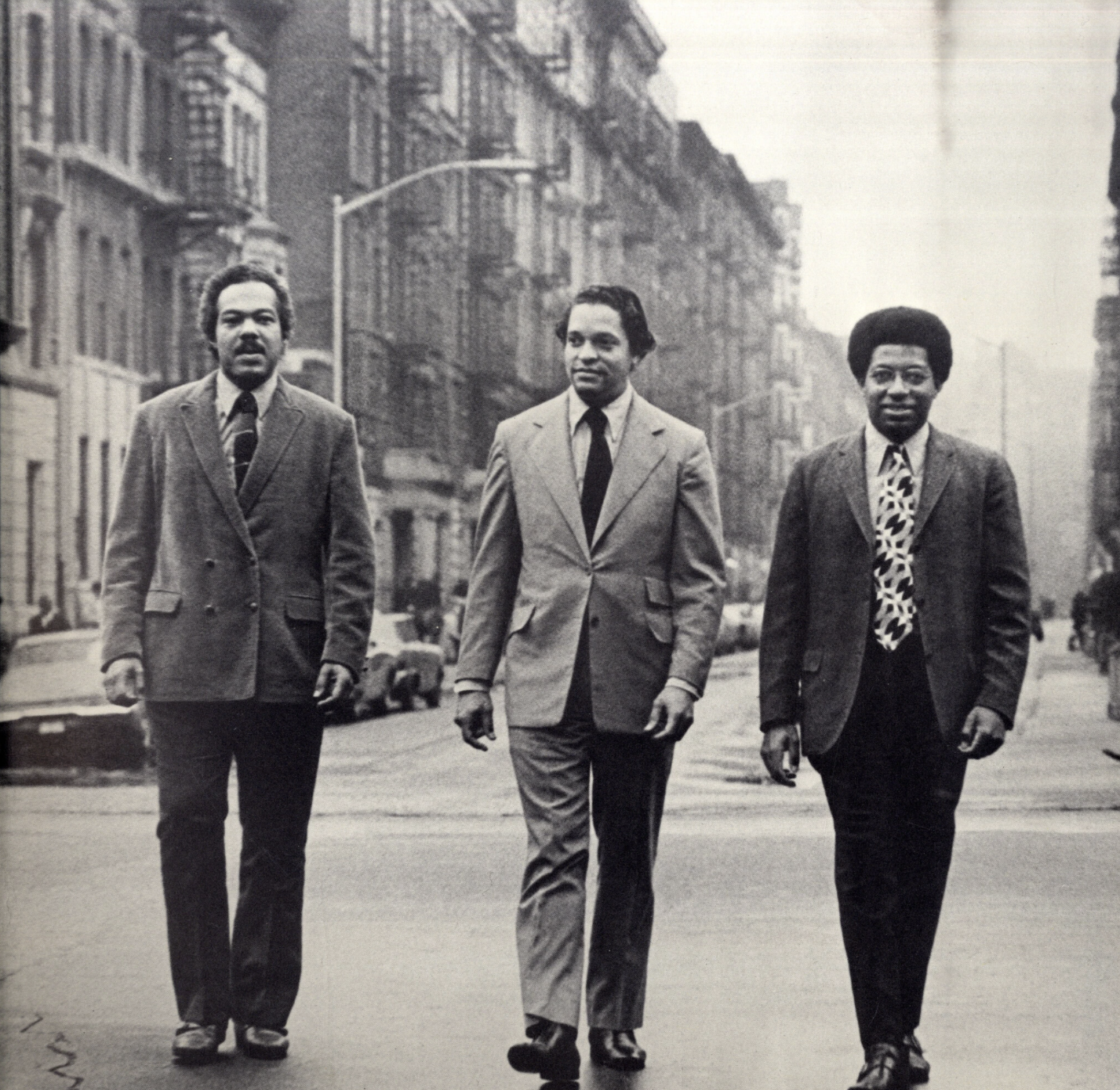 1969 Image of Donald P. Ryder, J. Max Bond, Jr., and Nathan Smith. 