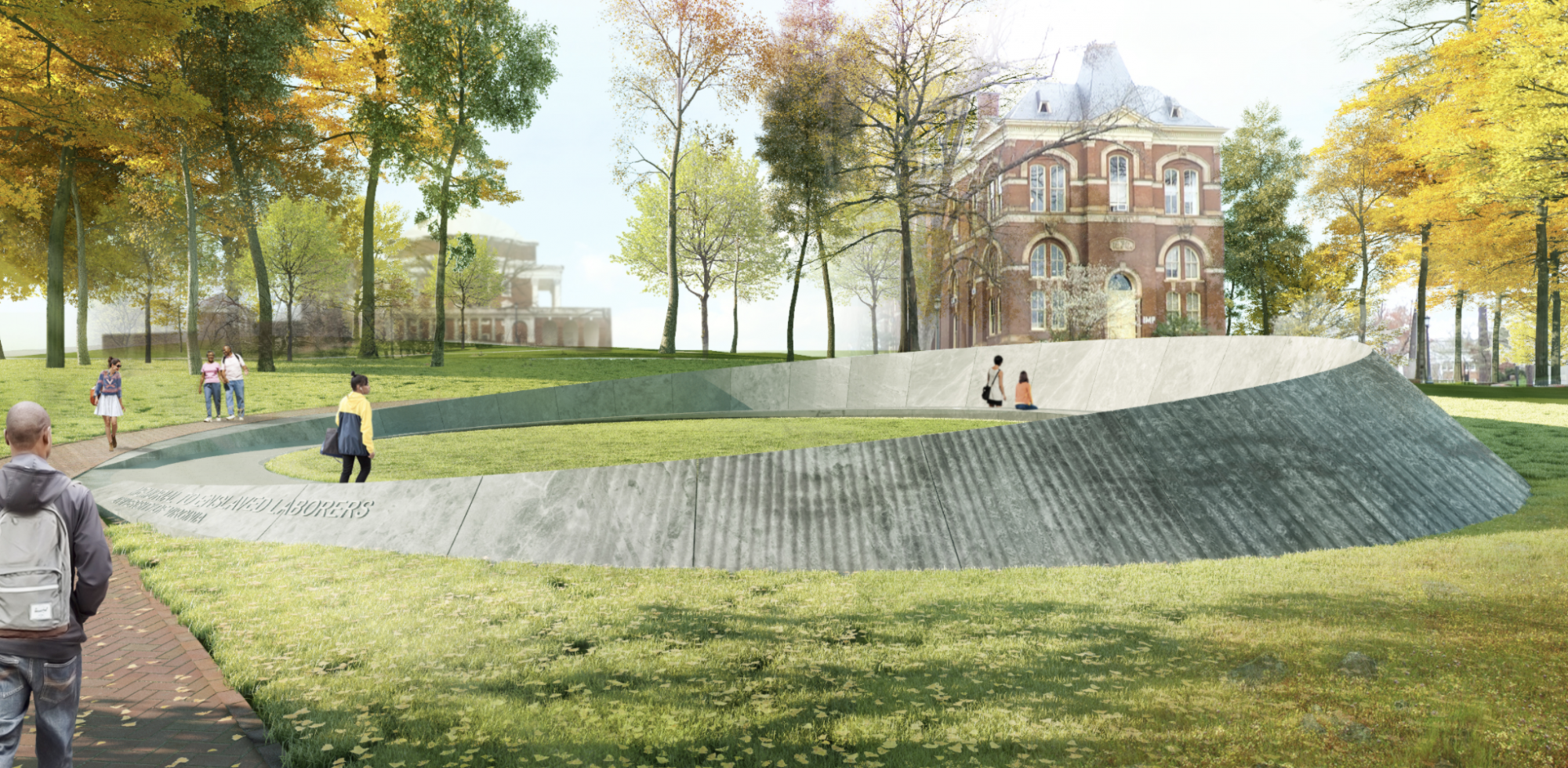 UVA Memorial rendering.