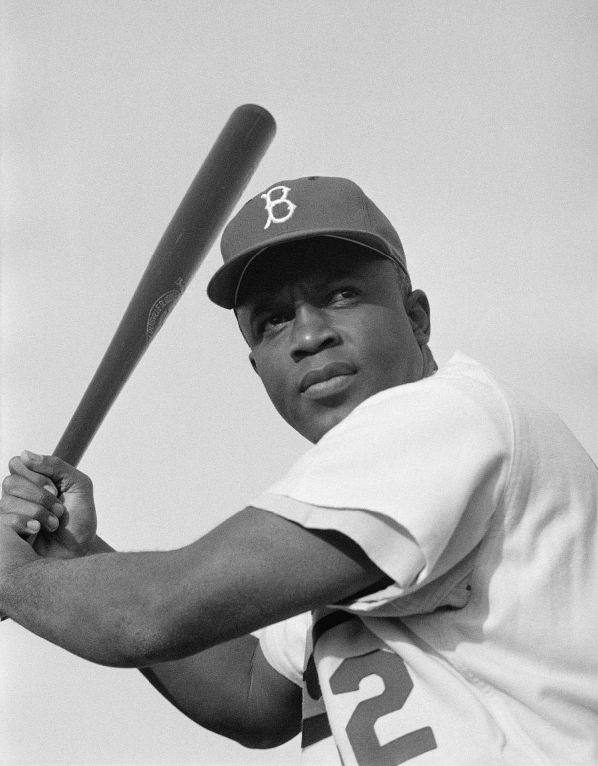 Jackie Robinson, Brooklyn Dodgers, 1954.jpg by the Library of Congress