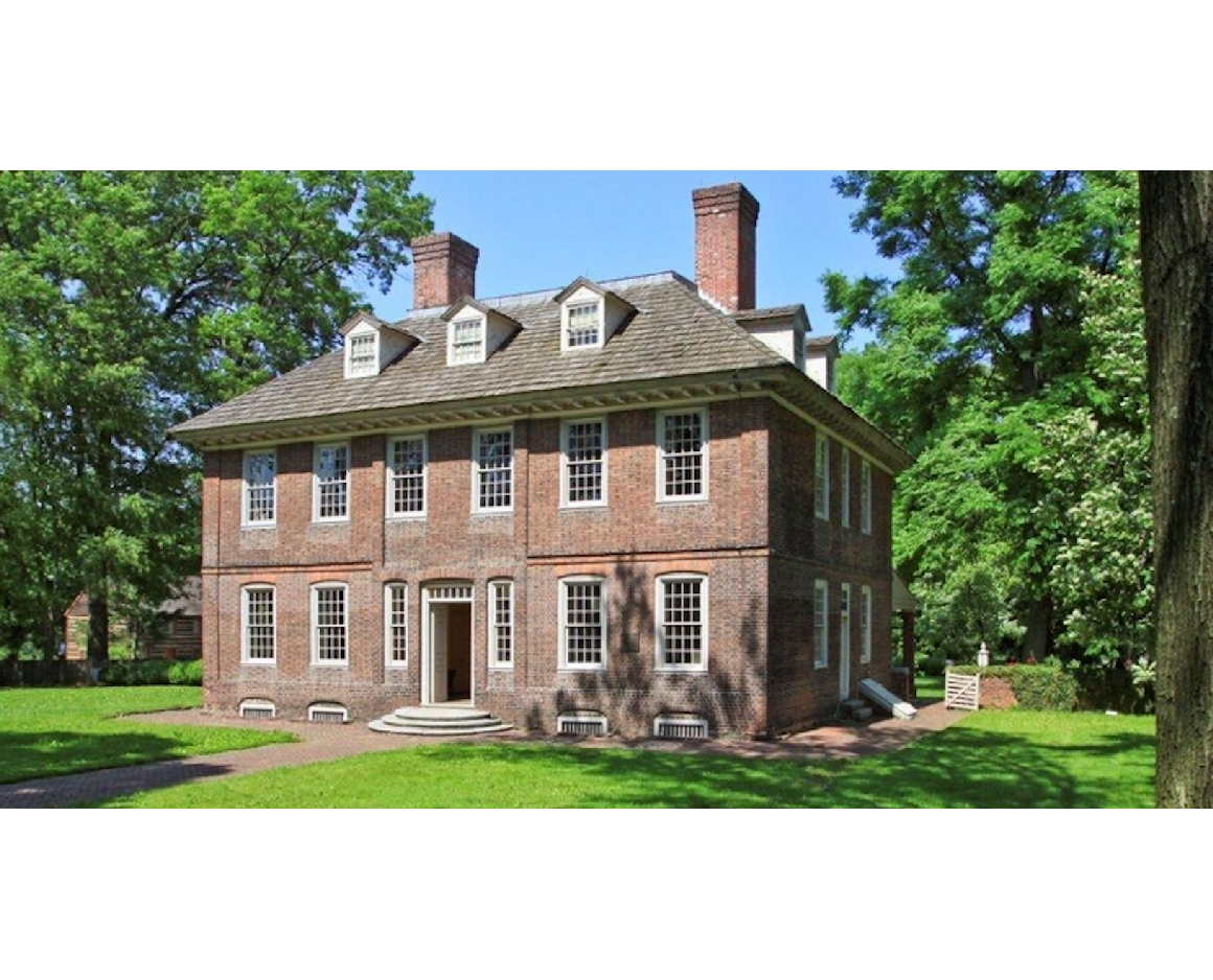 Stenton, the home of William Penn’s Secretary, James Logan, 1730. Photo by Jim Garrison, 2012.