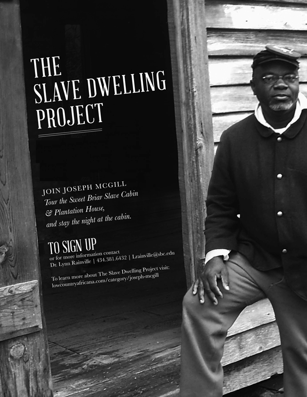 Joseph McGill, Slave Dwelling Project October 7 & 8, 2012