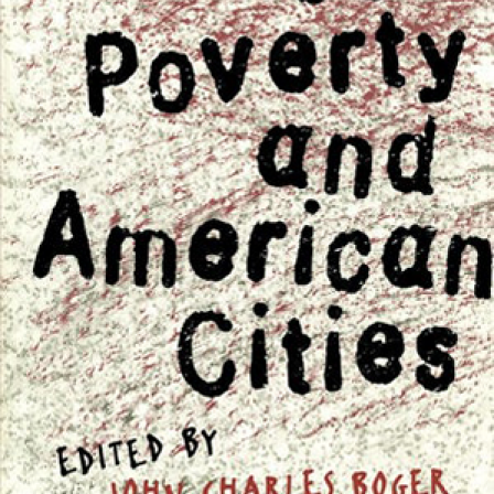 Race, Poverty, and American Cities book cover.