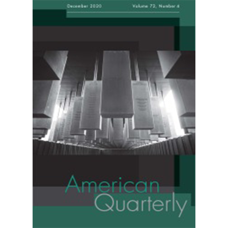 American Quarterly Volume 51, Issue 3 (Sept. 1999) cover. 