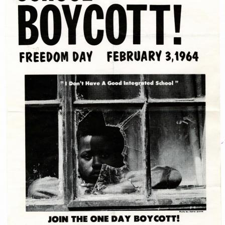 City Wide Committee for Integrated Schools, “School Boycott! Flier,” 1964. Credit: Queens College Civil Rights Archives.