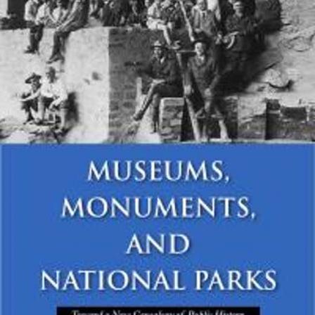 Museums, Monuments, and National Parks cover. 