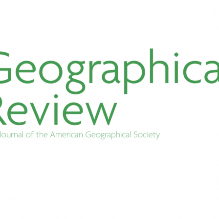 Geographical Review logo. 