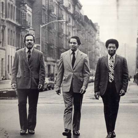 1969 Image of Donald P. Ryder, J. Max Bond, Jr., and Nathan Smith. 