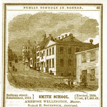 Abiel Smith School Historic Photo