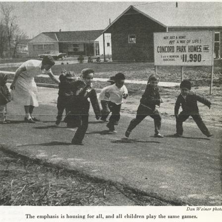 Photo from “An Example of Open Housing,” Ebony, February 1957. [Morris Milgram Papers, Historical Society of Pennsylvania]