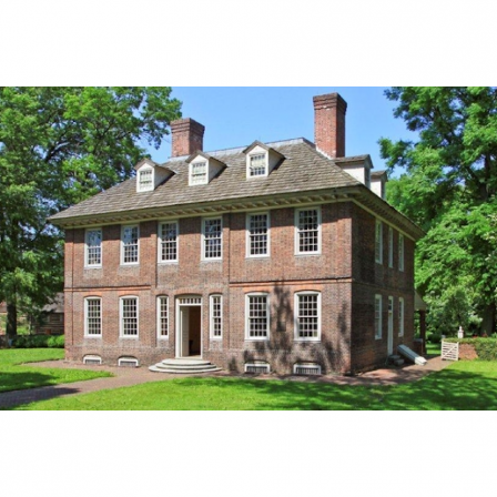 Stenton, the home of William Penn’s Secretary, James Logan, 1730. Photo by Jim Garrison, 2012.