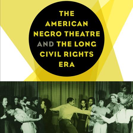 cover of Shandell's book, people performing theatrical piece 