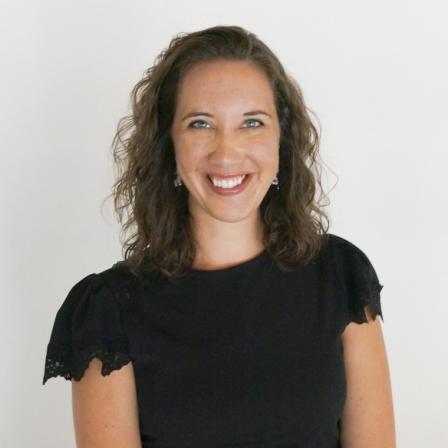 woman black shirt headshot