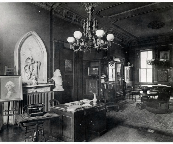 View of Library of Forrest Mansion